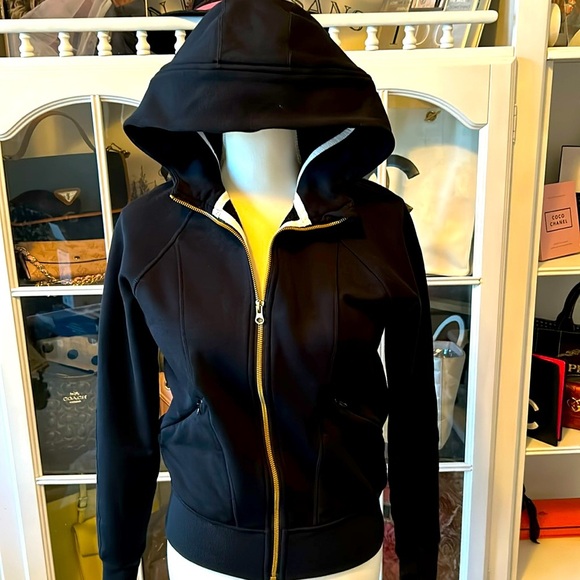 Lululemon Full Zip Hoodie with Gold Hardware